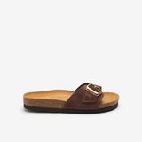 Kadın Terlik 17B0 Frau VELOUR-S SUEDE BAND
