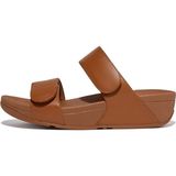 Kadın Terlik FV6-090 / 592 Fitflop Lulu Adjustable Leather Slides - Açık - Kırmızı