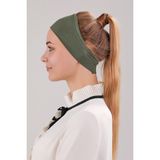 Kadın Tesettür Dikişsiz Silikonlu Kaymaz Bandana Spor Bone Haki - Haki - Haki - Standart