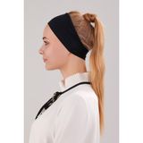 Kadın Tesettür Dikişsiz Silikonlu Kaymaz Bandana Spor Bone Siyah - Standart