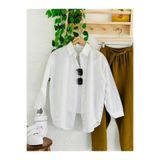 Kadın Tesettür Gömlek, Uzun Kollu Oversize Boyfriend Kesim, Düğmeli Gömlek Yaka, Günlük Rahat Tasarım, Beyaz, Exxit Collection TYC0839835682Mabs12503010