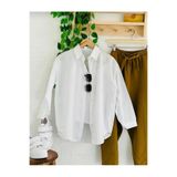 Kadın Tesettür Gömlek, Uzun Kollu Oversize Boyfriend Kesim, Düğmeli Gömlek Yaka, Günlük Rahat Tasarım, Beyaz, Exxit Collection TYCE2814RN177973876185832