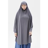 Kadın Tesettür Medine İpeği Çarşaf Üstü Peçeli Sufle Hijab