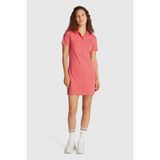 Kadın Tjw Badge Pique Polo Elbise - Pembe - XS