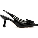 Kadın Topuklu/ Stiletto 3063041 (O) Nacree Naplack Nero Silver - Gümüş
