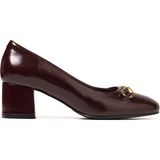 Kadın Topuklu/ Stiletto 645 10 Chiara Bellini Patent Leather Wrinkled - Bordo