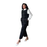 Kadın Tüvit Yelek-Pantolon Takımı (2li Takım) (Siyah, S/M)