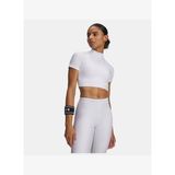 Kadın UA HeatGear Crop Mock Kısa Kollu T-Shirt 6010006-100