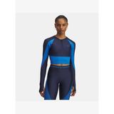 Kadın UA HeatGear Rib 1/4 Fermuarlı Uzun Kollu T-Shirt 6003981-403