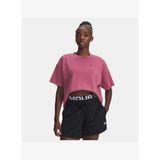 Kadın UA Heavyweight Boxy Wash Kısa Kollu T-Shirt 6007690-659