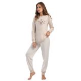 Kadın Uzun Kol Pijama Takım, 403014