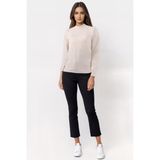 Kadın Uzun Kollu Balıkçı Yaka Body - 2XL - Ten