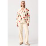 Kadın V Yaka Uzun Kol Regular Kalıp Wellsoft Pijama Takımı Fonksiyonel Dayanıklı Kaliteli Şık