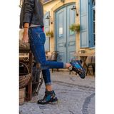 Kadın Vegan Deri Siyah Bot - Be the Change Tasarım - Renkli