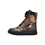 Kadın Vegan Deri Siyah Uzun Bot - Warner Bros Triwizard Tournament Harry Potter Tasarım