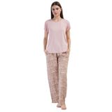Kadın Vıscon Kısa Kol Pijama Takım, 410053