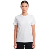 Kadın Vision Bisiklet Yaka Premium Kalite Yoğun Dokulu Pamuklu T-Shirt Beyaz M