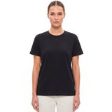 Kadın Vision Bisiklet Yaka Premium Kalite Yoğun Dokulu Pamuklu T-Shirt Siyah S