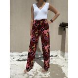 Kadın Viskon Kumaş Pantolon - Yazlık Pantolon (2XL-3XL)