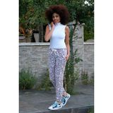 Kadın Welsoft Polar Tek Alt Pijama 210062 Mor - Beyaz