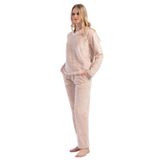 Kadın Welsoft Uzun Kol Bej Pijama Takım C4T1N1O304 BEJ S