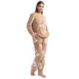 Kadın Welsoft Uzun Kol Pijama Takım, 403124
