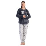 Kadın Welsoft Uzun Kol Pijama Takım, 403153