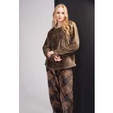 Kadın Welsoft Uzun Kol Yeşil Pijama Takım C3T7N0O403 YEŞİL S