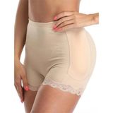 Kadın Yastıklı Popo Kaldırıcı Dolgunlaştırıcı Şekillendirici Pop-Up Korse Kalça Hip Dips Basen Korse - L - XL - Ten