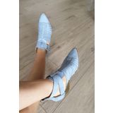 kadın yazlık bot 019 1007 Bebe Mavi Süet 36