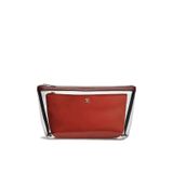 Kadın Yıkama Torbalı Fermuarlı TH Monogram Logolu Turuncu Omuz Çantası AW0AW18709-SN2