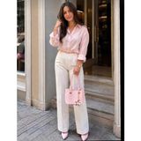 Kadın Yıldız Charm Kol ve Omuz Çanta - Pembe