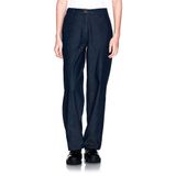 Kadın Yüksek Bel Düz Model Denim Rahat Kulanım Lacivert Pantolon XW002257 AF21337-MB001