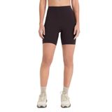Kadın Yüksek Bel Fitness Spor Motion Biker Şort (Mürdüm, M)