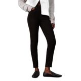 Kadın Yüksek Bel Slim Fit Dar Paça Denim Siyah Jeans K20K207606-1BY