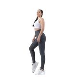 Kadın Yüksek Bel Spor Tayt - Glint.2495, Gri XL