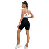 Kadın Yüksekbel Toparlayıcı Sporcu Dizüstü Tayt V Kemer Yoga 4112 Siyah L-XL