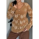 Kadın Yumoş Iplik Sakallı Triko Ceket P-00013162 - Bej - Standart