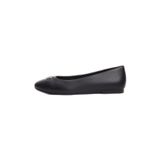 Kadın Yuvarlak Burunlu Deri Siyah Espadril FW0FW09374-BDS