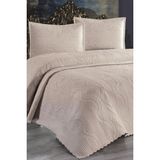 Kadınca Dükkan Tek Kişilik Microfiber Yatak Örtüsü Takımı Cappuccino - 180 x 250 cm