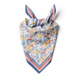 Kadınlar için 55cm x 55cm Fular Küçük Kare Hafif Çiçek Desenli Bandana Boyun Şal, Saç veya Boyun için Etnik Kare Başörtüsü (Çiçek Tasarımı 12)