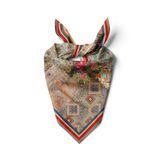 Kadınlar için 55cm x 55cm Fular Küçük Kare Hafif Çiçek Desenli Bandana Boyun Şal, Saç veya Boyun için Etnik Kare Başörtüsü (Çiçek Tasarımı 29)