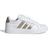 Kadınlar İçin adidas STREETTALK Beyaz Sneaker Suni Deri Malzeme Kauçuk Taban Hafif ve Esnek Tasarım - Beyaz - Kahve