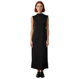 Kadınlar İçin Düz Dalgıç Kolsuz Maxi Shift Elbise Modern Ve Rahat Şıklık Sunarak Konfor Verir-Siyah-2XL
