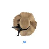 Kadınlar İçin Lüx Hasır Plaj Şapka ( 56-58 Cm)