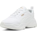 Kadınlar İçin Puma Cassia 2.0 L Beyaz Sneakers Spor Ayakkabı Düz Taban Mikrofiber ile Konforlu Tasarım