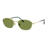 Kadınlar İçin Ray-Ban 3749 001/4E 55 Güneş Gözlüğü UV 400 Filtreli Altın Metal Çerçeve