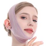Kadınlar için Uyku, Nemlendirici ve Rahat V-Line Maske için Yeniden Kullanılabilir Çene Kayışı