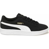 Kadınlara Özel Puma Smash V2 Buck Spor Ayakkabı Siyah Renk Nefes Alabilir Yapı ile Koşu ve Yürüyüş İçin
