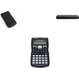 Kadio Kızaklı Kapak LCD Ekran Fonksiyonel Bilimsel Hesap Makinesi (Ebat: 15,6 cm x 8,3 Cm)